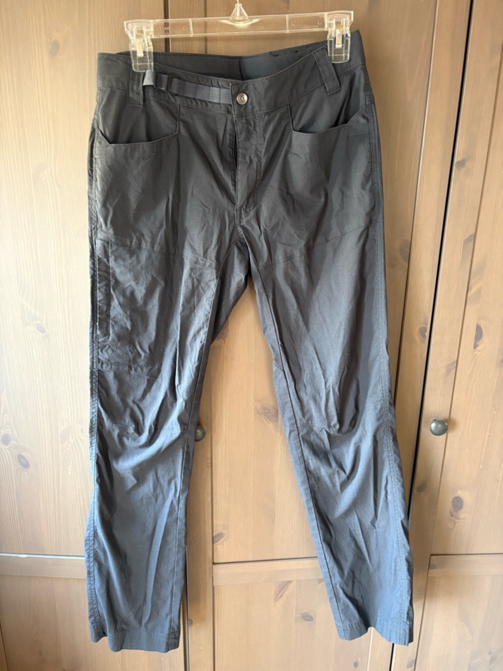 Black Diamond Men's Black Lightweight Chinos
